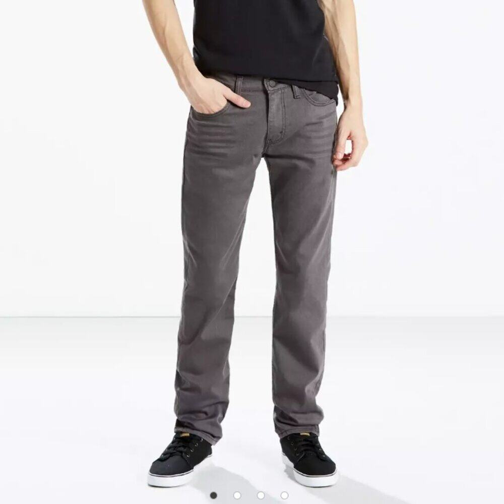 Levi's Men's 511 Slim Fit Straight Leg Gray Jeans Size 29x32